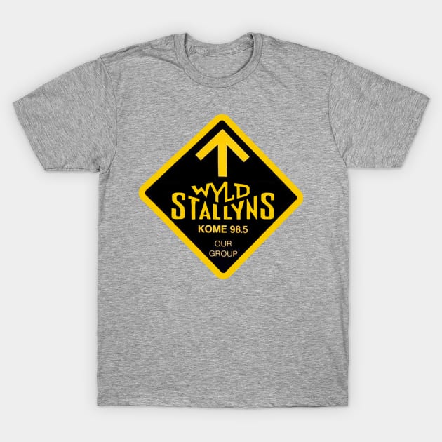 KOME 98.5 Loves Wyld Stallyns T-Shirt by RetroZest